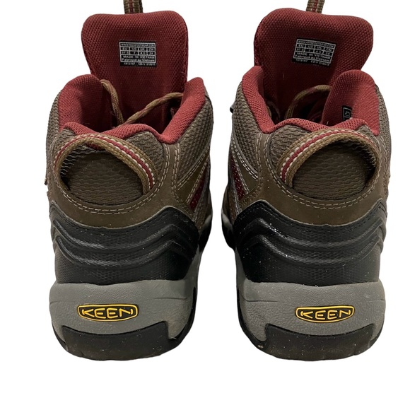 Keen Dry Women’s Size 7 Koven Mid Rise Waterproof Brown Red Hiking Trail Boots - Picture 7 of 11